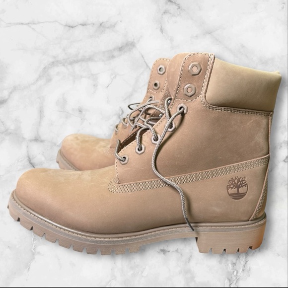 Timberland all over beige Lace-Up Boots - Picture 1 of 5